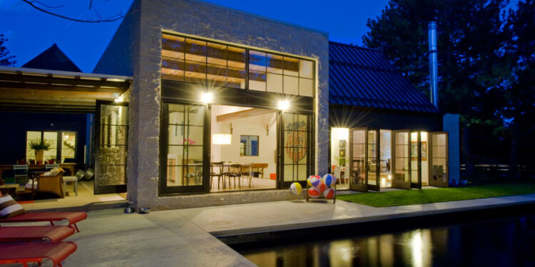 Modern architecture folly farm traditional surround farmhouse flair design colorado amenities hybrid outdoor living meets indoor house milk designrulz deck